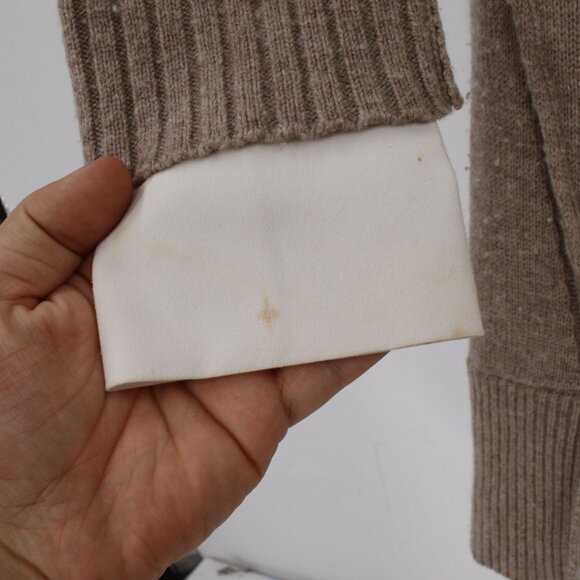 Brochu walker Sweater dress womens Medium Looker layered camel Wool Cashmere - Picture 4 of 16